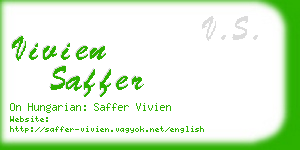 vivien saffer business card